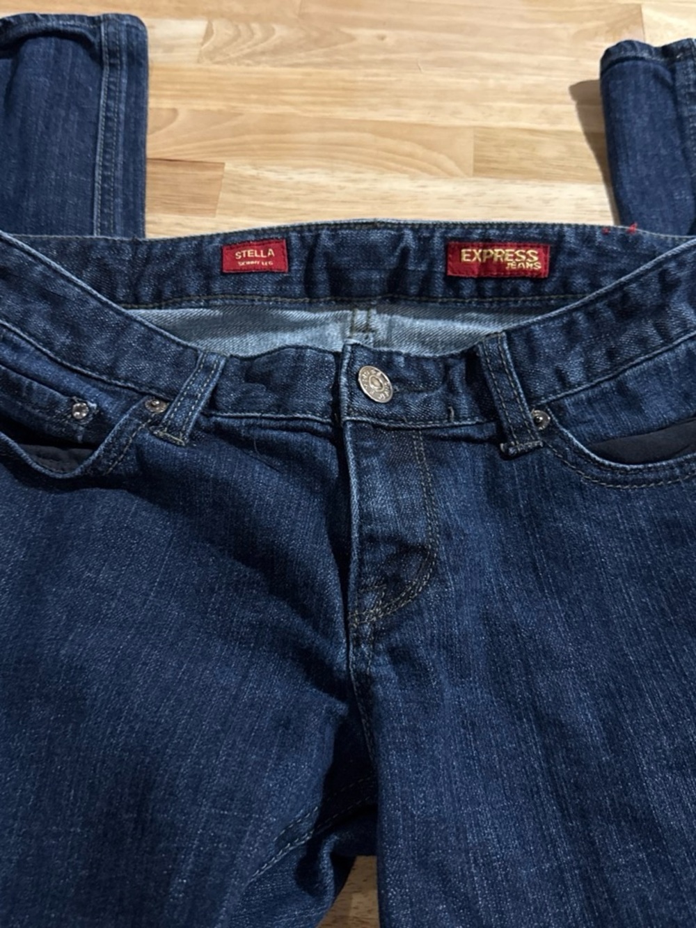 Stellah Dark Blue Slim Straight Men’s Jeans